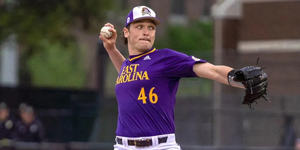 Yesavage with ECU #bluejays #mlb