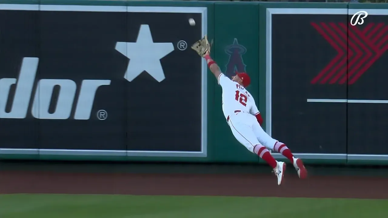 Pillar makes incredible catch #bluejays #mlb