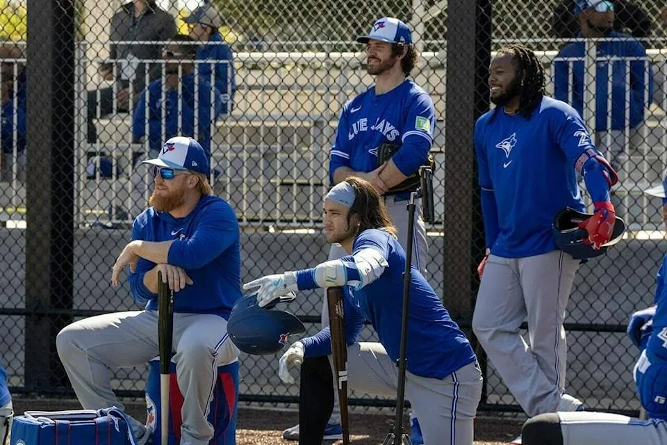 Bichette and Romano at Spring Training #bluejays #mlb