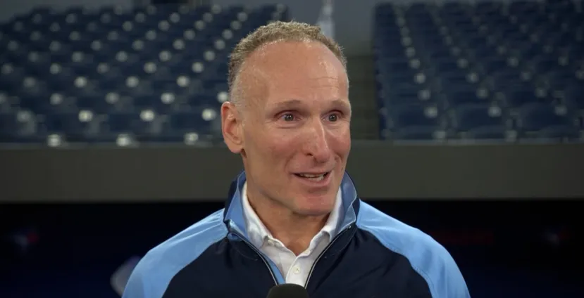 Shapiro during interview #bluejays #mlb