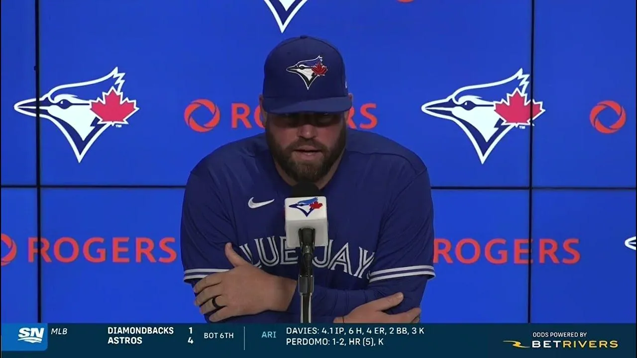 Schneider during interview #bluejays #mlb