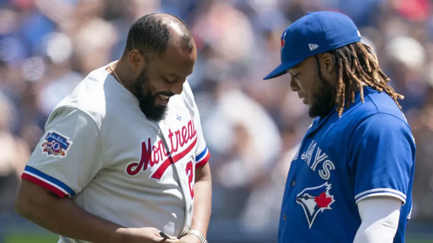 Guerrero with his father #bluejays #mlb