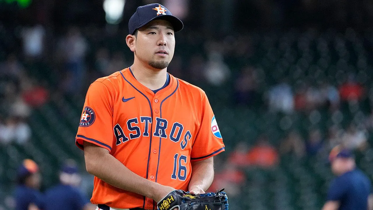 Kikuchi on the mound for the Astros #astros #bluejays #mlb