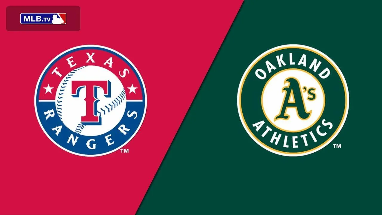 Texas Rangers Vs Oakland A's