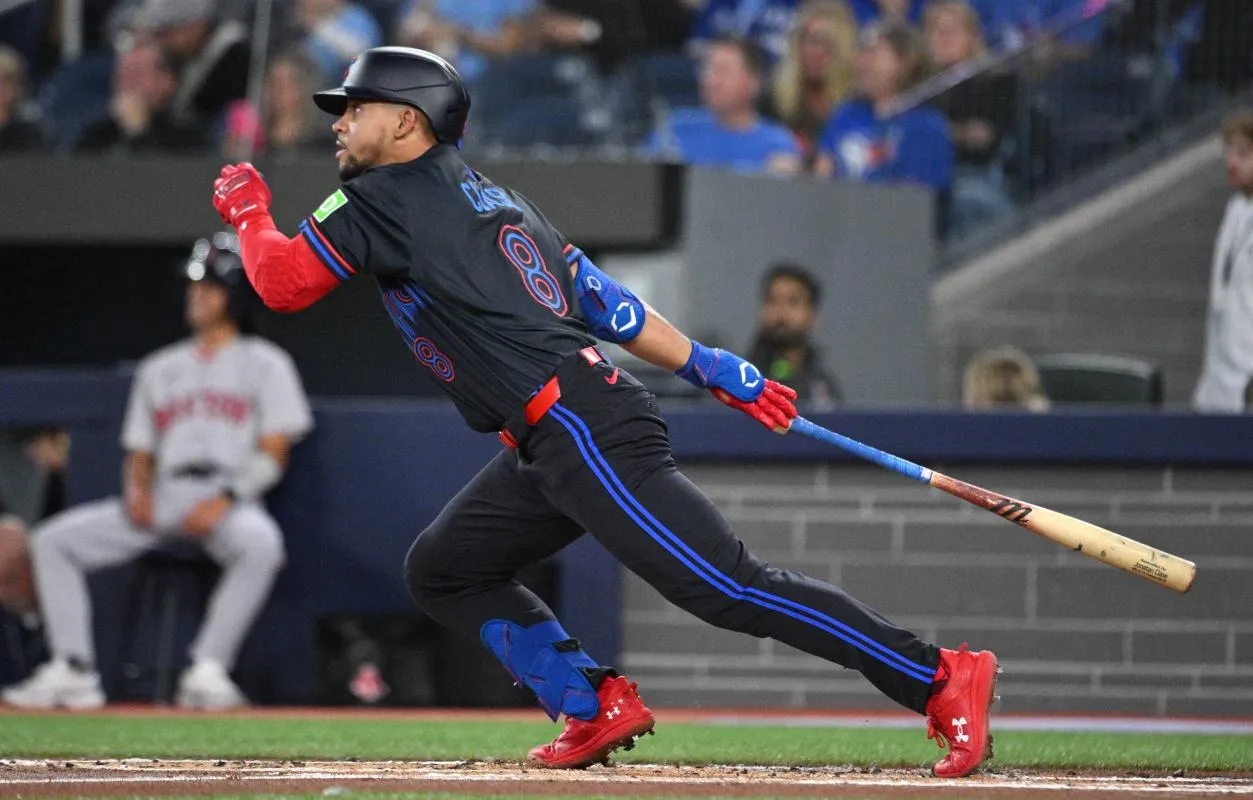 Clase hits first career homerun #bluejays #mlb