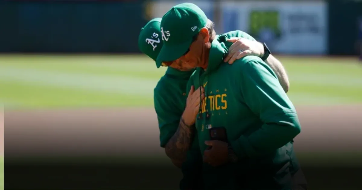 Oakland A's head grounds keeper Clay Wood.