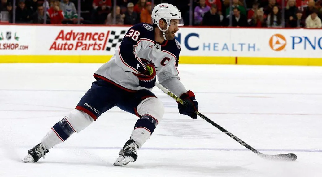 Columbus Blue Jackets captain Boone Jenner.