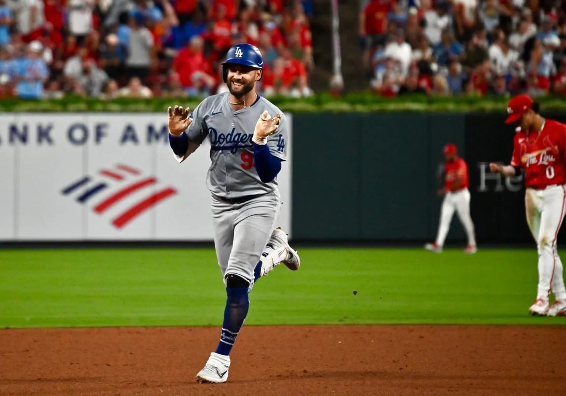 Kevin Kiermaier gets put into the Dodgers lineup #dodgers #bluejays