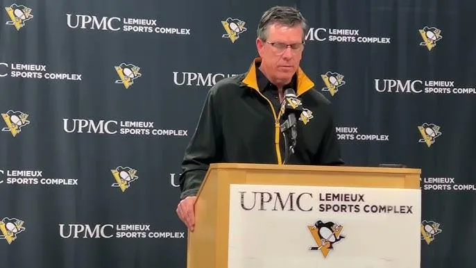 Mike Sullivan, Head Coach of the Pittsburgh Penguins.