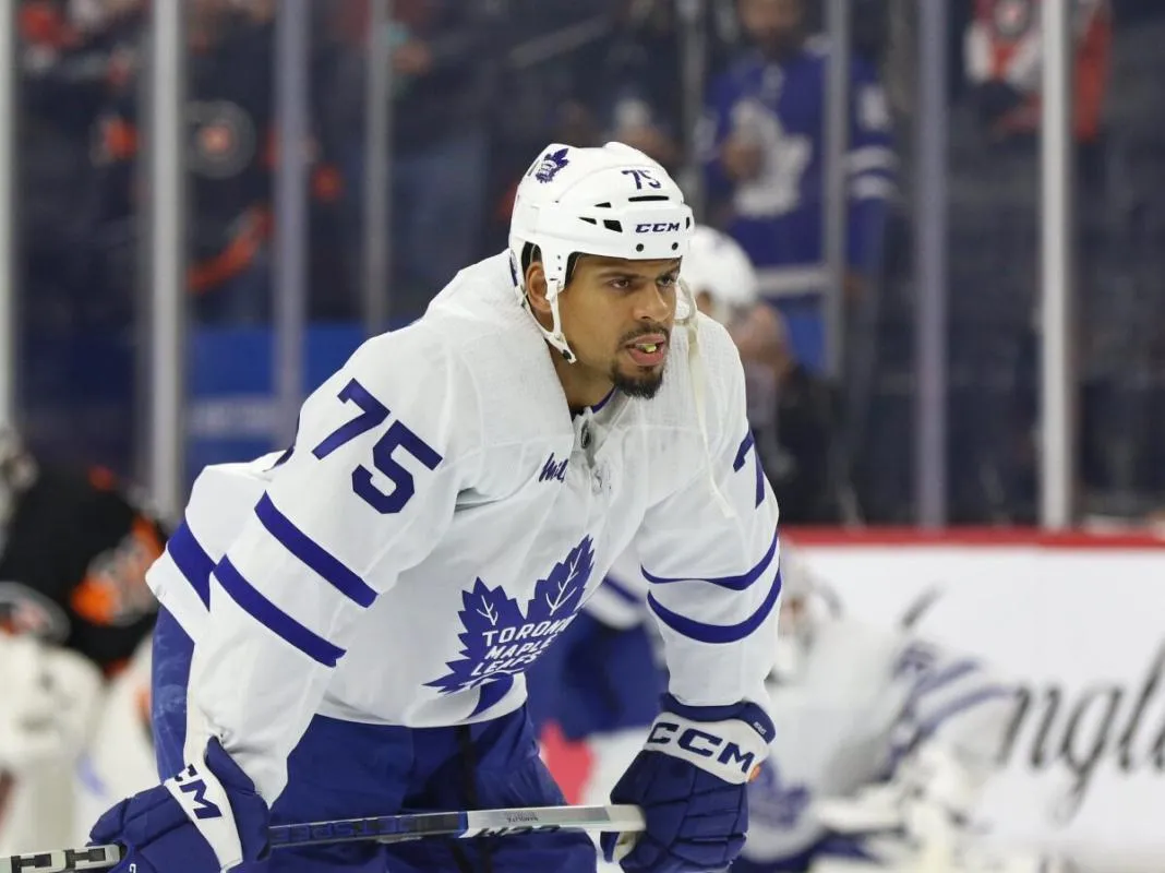 Toronto Maple Leafs' Ryan Reaves in action.