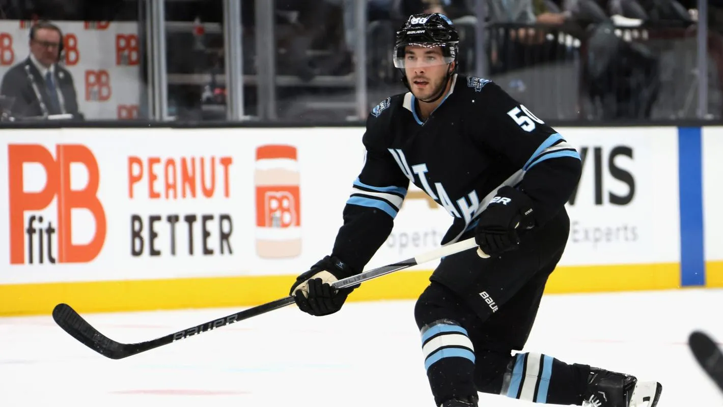 Sean Durzi of the Utah Hockey Club.