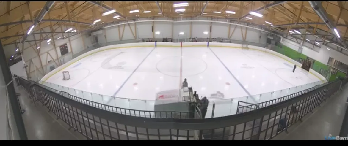 Surveillance footage of the drunk Zamboni incident.