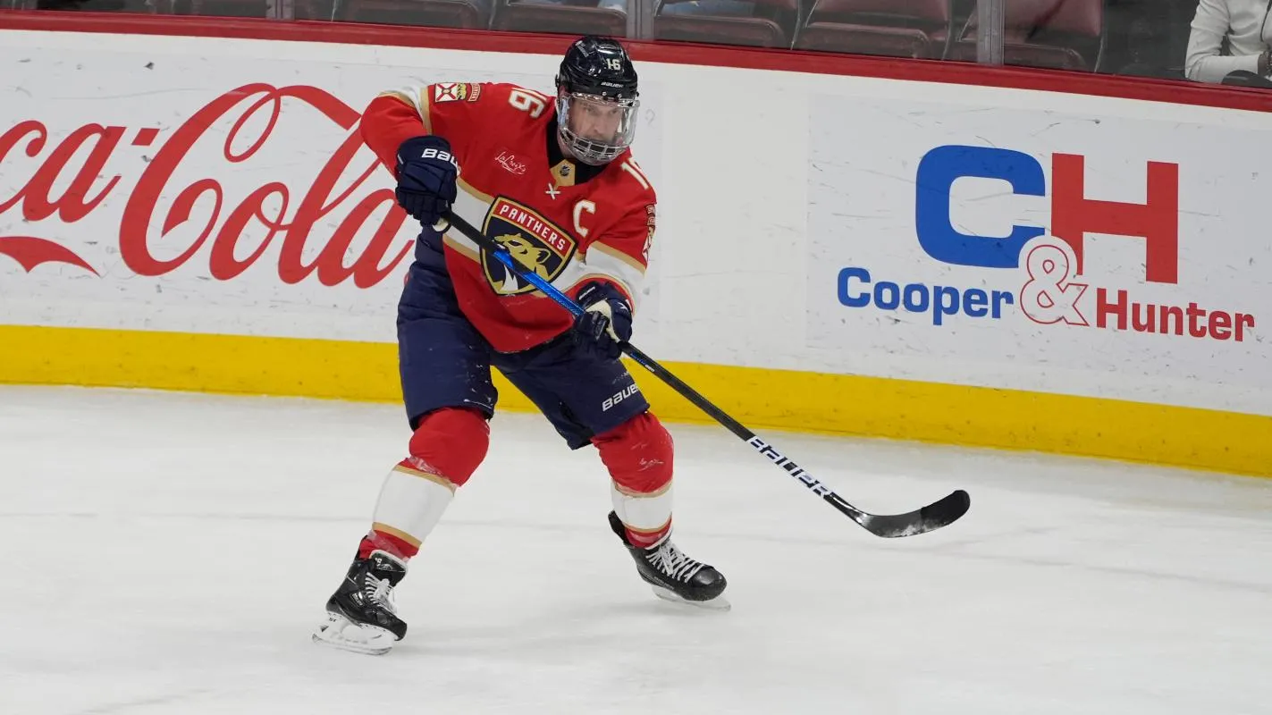 Florida Panthers captain Aleksander Barkov.