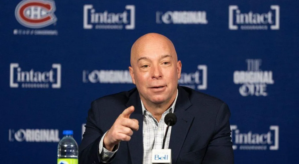 Kent Hughs, General Manager of the Montreal Canadiens.