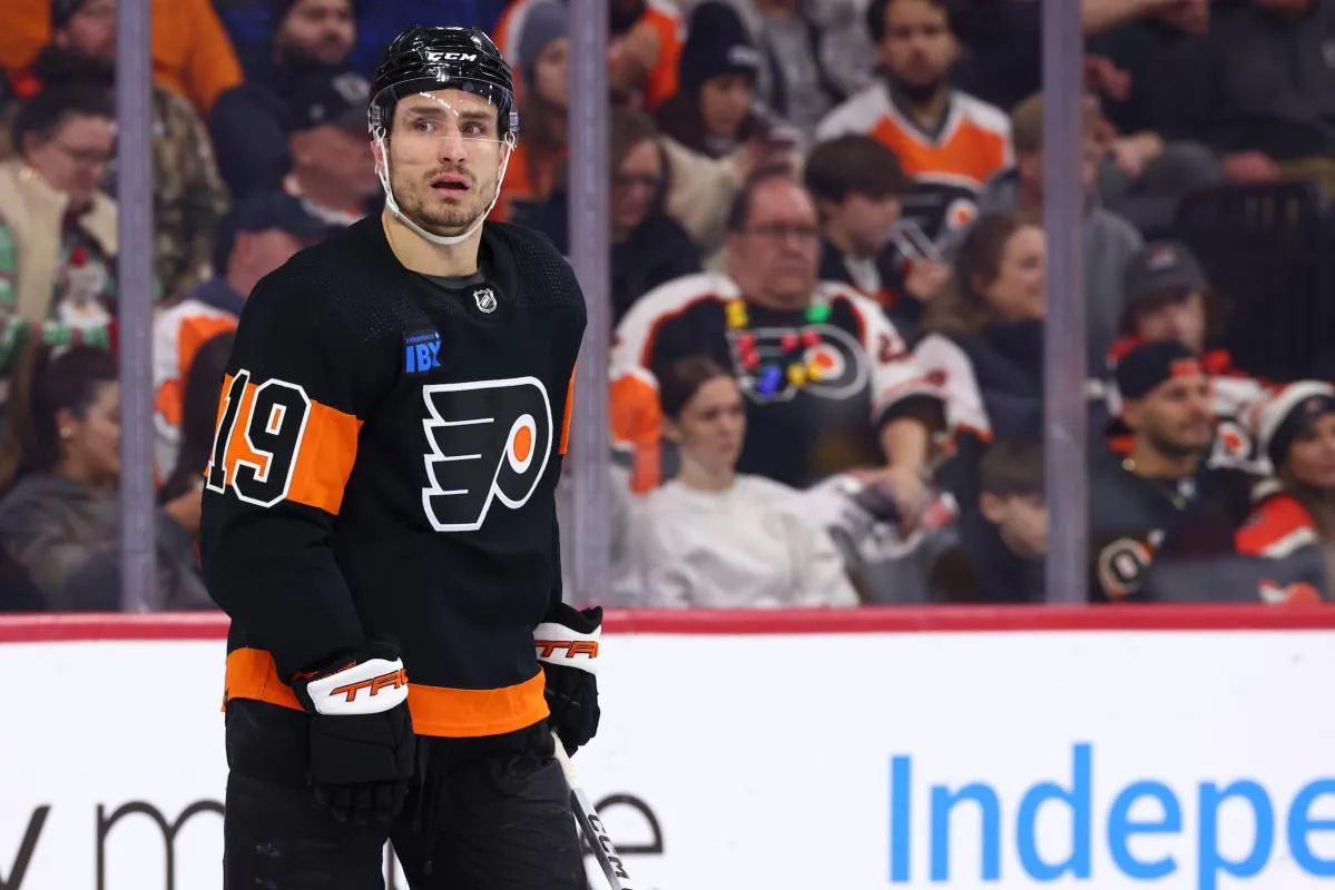 Garnet Hathaway of the Philadelphia Flyers seen during an NHL game