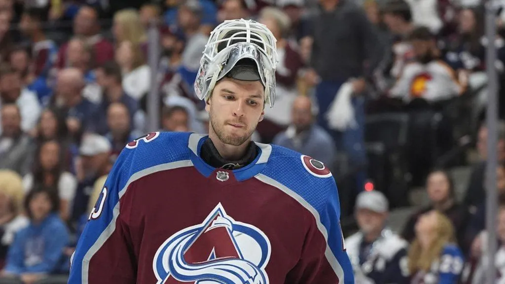 Colorado Avalanche goaltender Alexandar Georgiev
