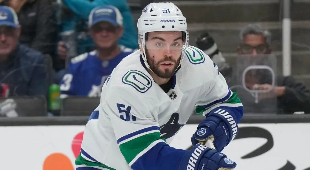 Mark Friedman seen with the Vancouver Canucks