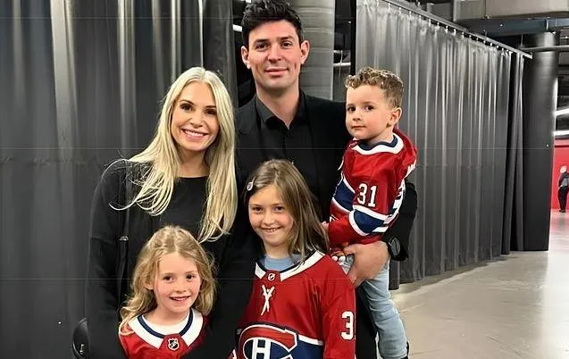 Carey Price et sa famille au Centre Bell