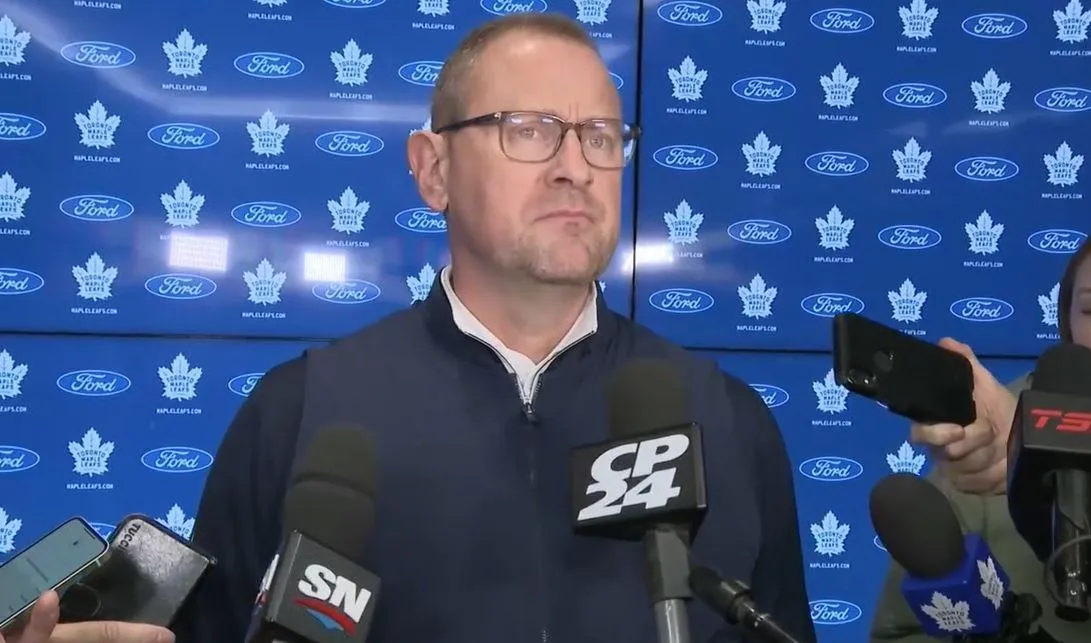 Toronto Maple Leafs general manager Brad Treliving in a press conference.