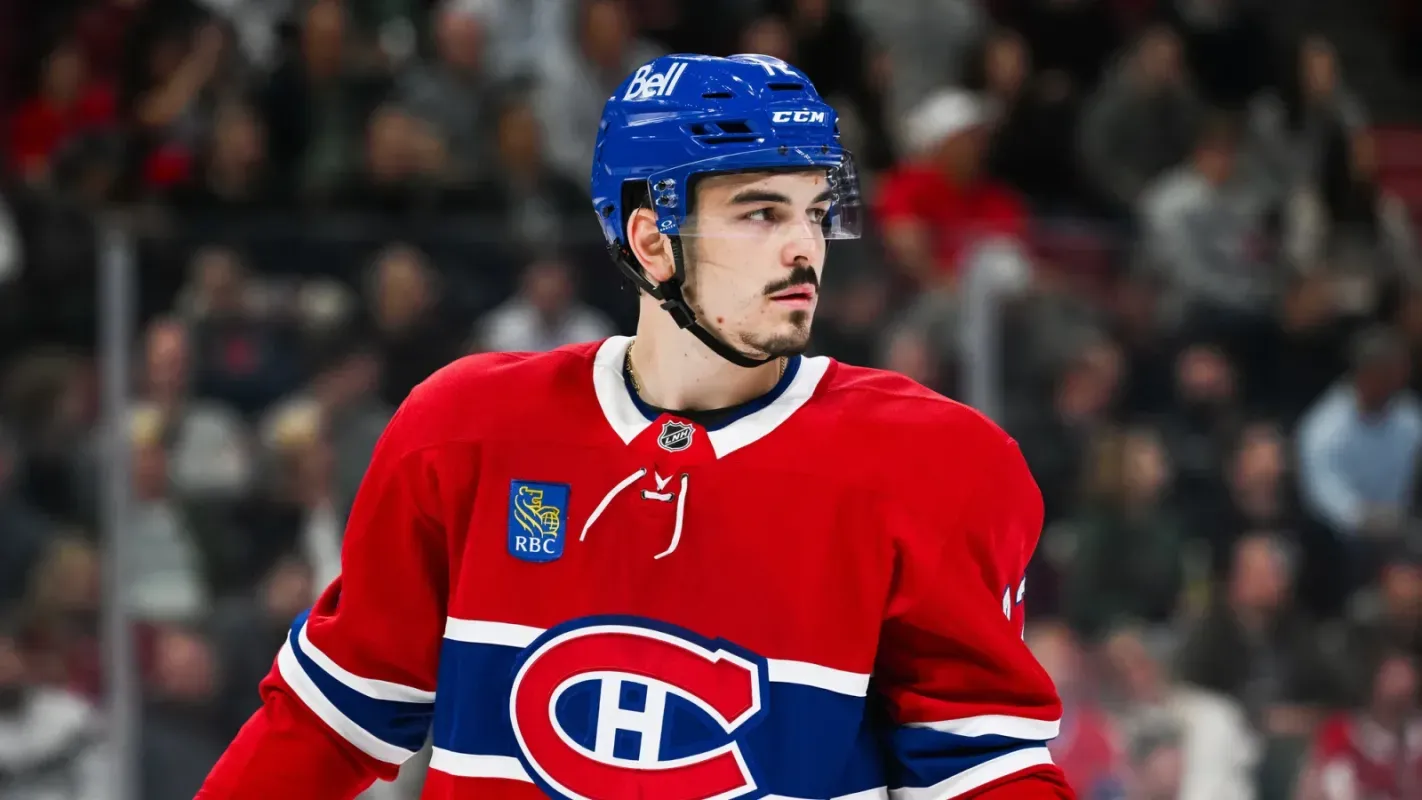 Arber Xhekaj of the Montreal Canadiens.