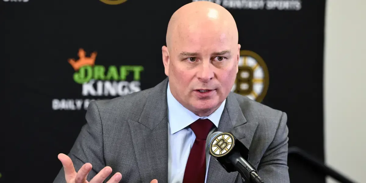 Jim Montgomery, Head Coach of the Boston Bruins.
