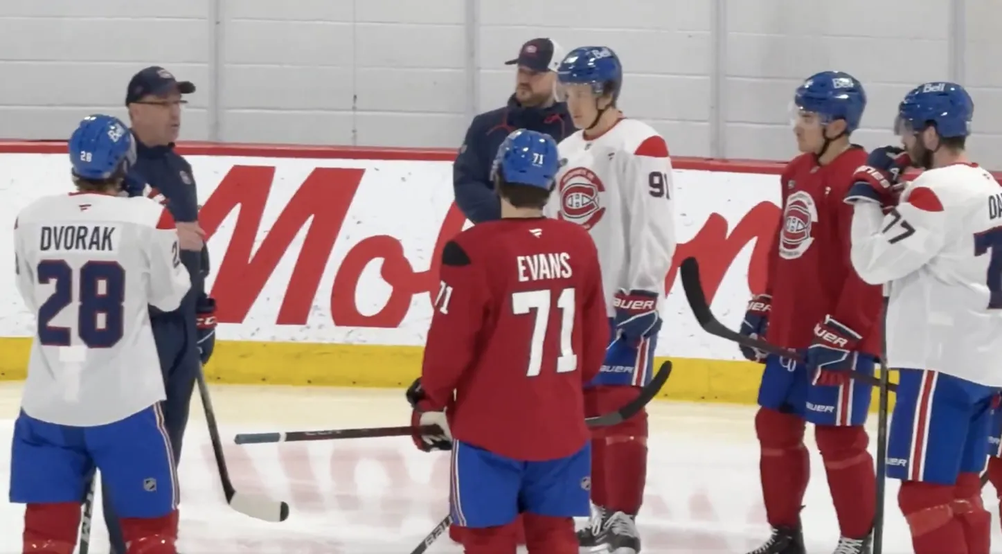 Marc Bureau, Christian Dvorak, Jake Evans, Oliver Kapanen, Nick Suzuki et Kirby Dach