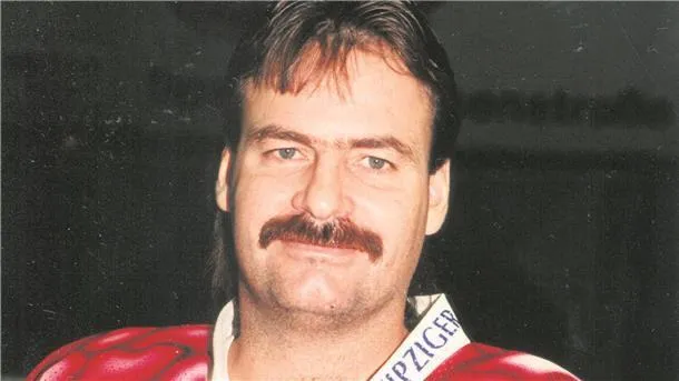 Former hockey player Andrzej Hachula seen smiling