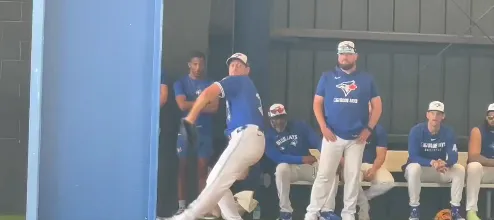 First look at Max Scherzer pitching for the Blue Jays posted #bluejays #mlb
