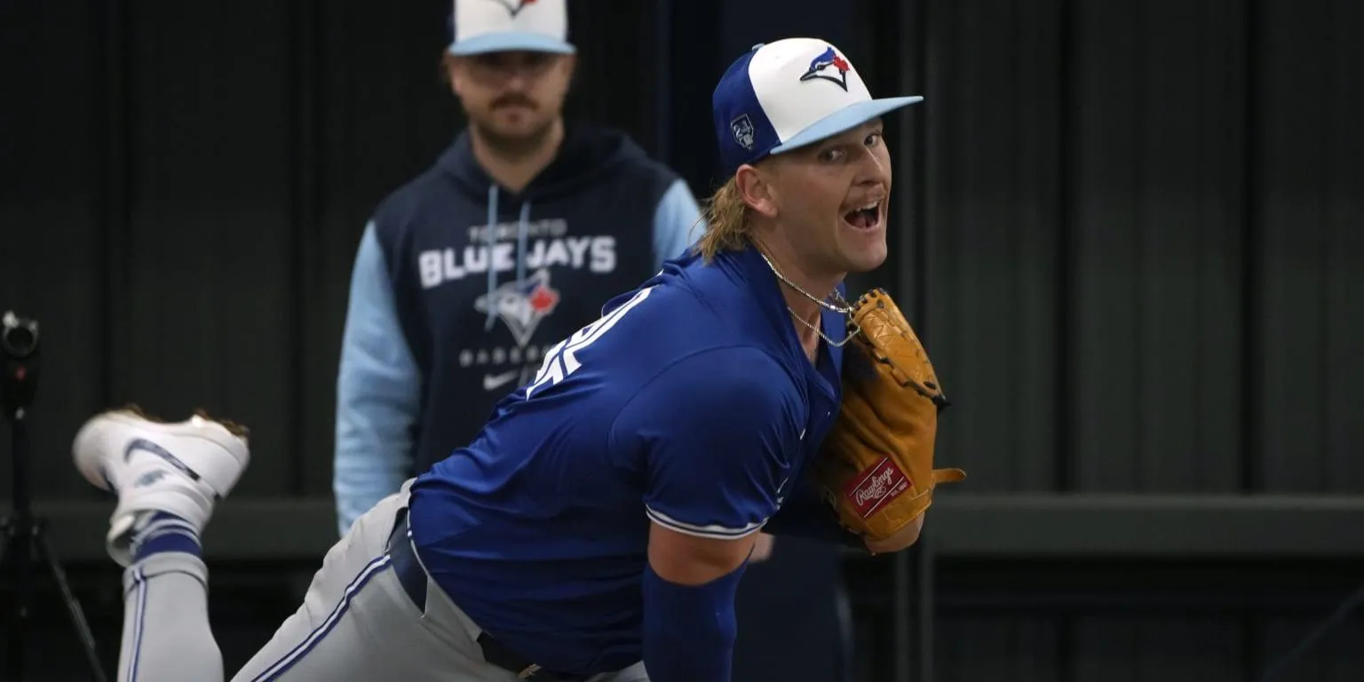 Blue Jays pitcher Bowden Francis seems to have the fifth rotation spot #bluejays #mlb