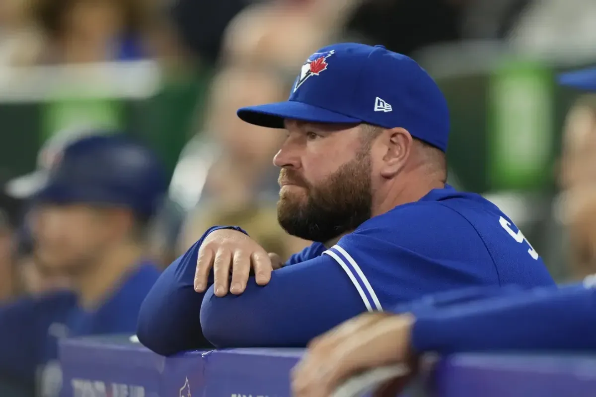 Toronto Blue Jays manager John Schneider #mlb #Blue JAYS