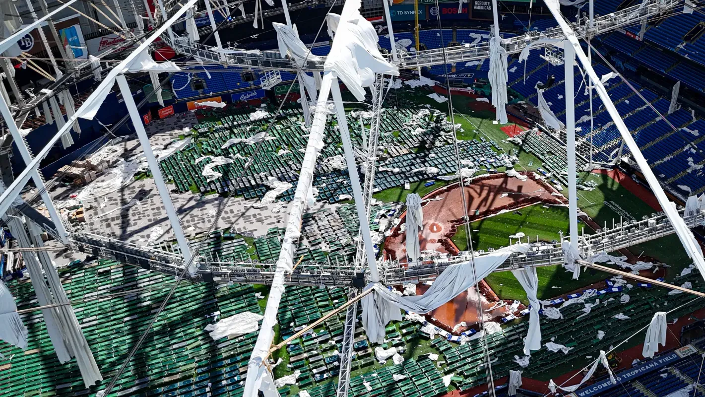 Tampa Bay Rays home field Tropicana Field #mlb #rays #milton