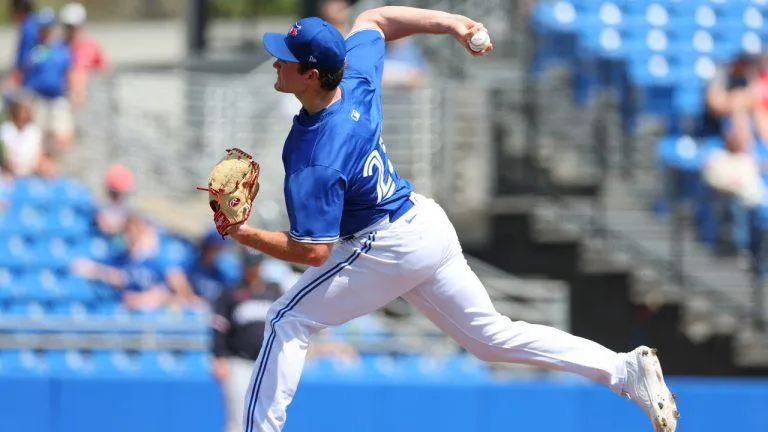 Blue Jays' top draft pick Trey Yesavage makes pro debut. #BlueJays #MLB #TreyYesavage