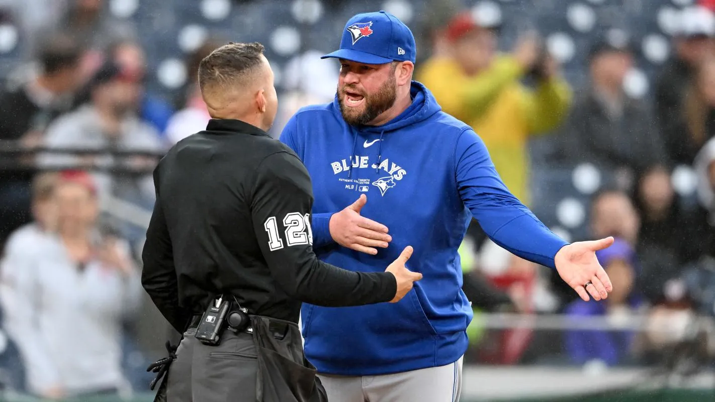 Blue Jays heated after loss to Red Sox on Thursday. #BlueJays #RedSox #MLB