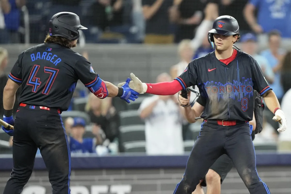 Blue jays announced they have called up Addison Barger #bluejays #mlb