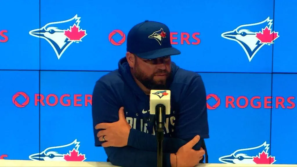 Blue Jays manager John Schneider comments on Blue Jays loss to the Phillies #bluejays #mlb