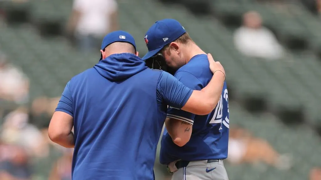 Blue Jays place Ryan Burr on 60 day Il forcing them to go after another relief pitcher at the trade deadline #bluejays