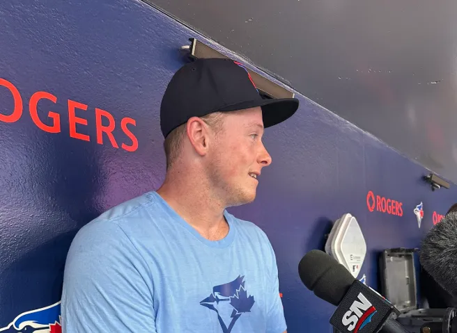 Blue Jays Louis Varland speaks on being blindsided by the trade by the Twins #bluejays #mlb