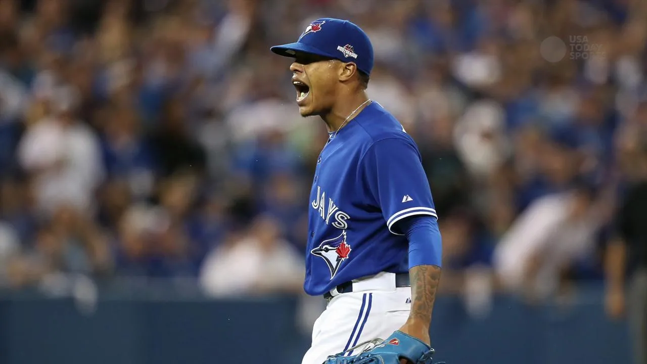 Former Toronto Blue Jays pitcher Marcus during his time as a Blue Jay #bluejays #mlb