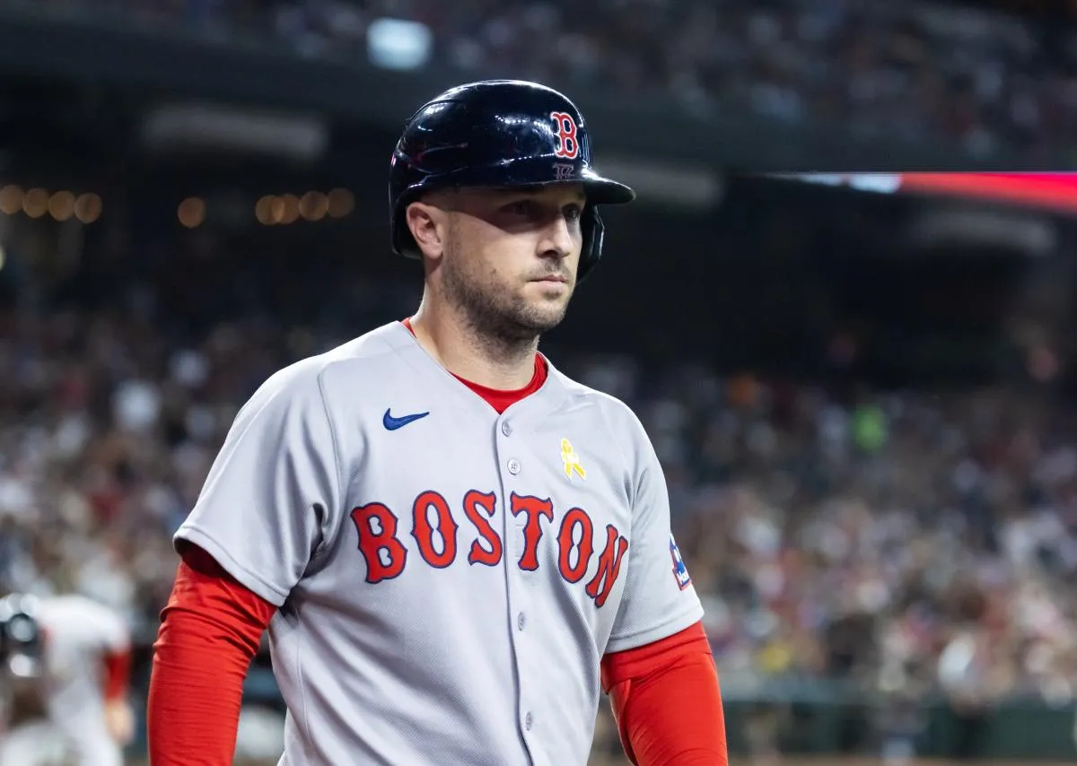 Boston Red Sox third baseman Alex Bregman against the Arizona Diamondbacks at Chase Field.