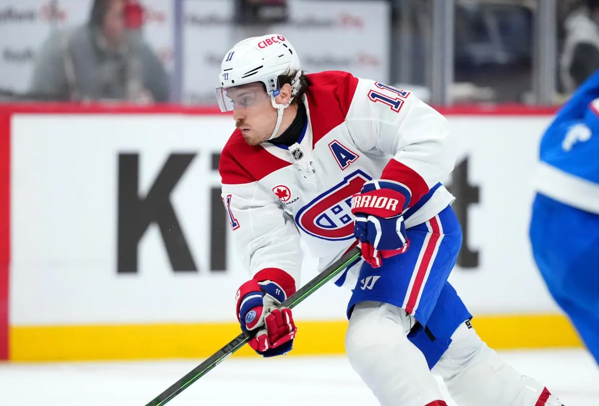 Brendan Gallagher (11), ailier droit des Canadiens de Montr&eacute;al, lors de la troisi&egrave;me p&eacute;riode du match contre l'Avalanche du Colorado au Ball Arena.