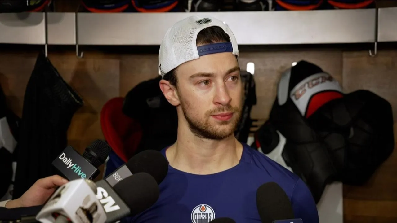 Edmonton Oilers forward Andrew Mangiapane.