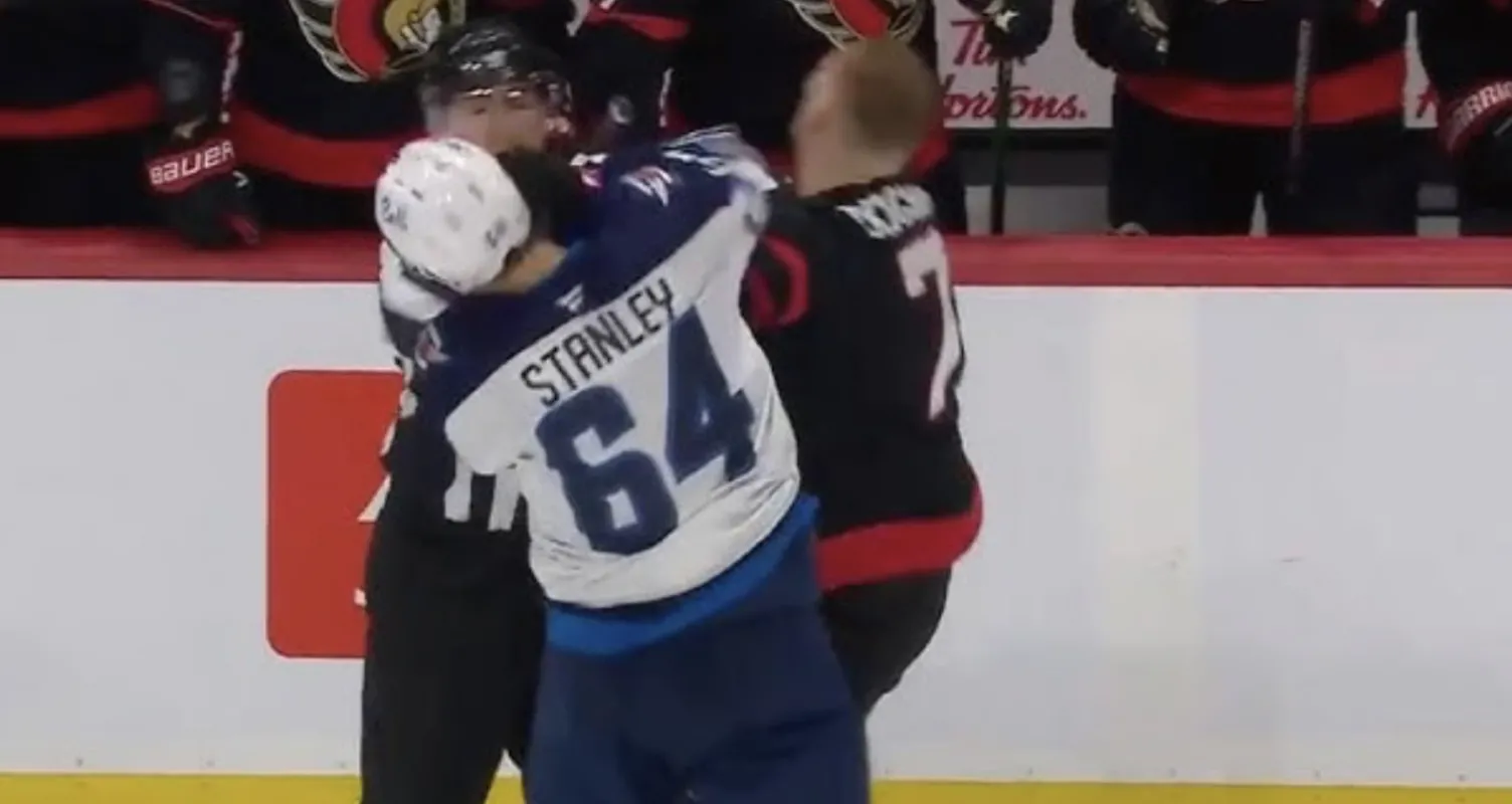 Logan Stanley and Brady Tkachuk