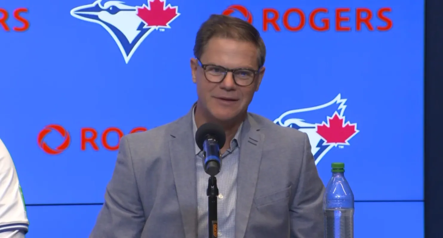 Ross Atkins speaks on Blue Jays free agency at press conference