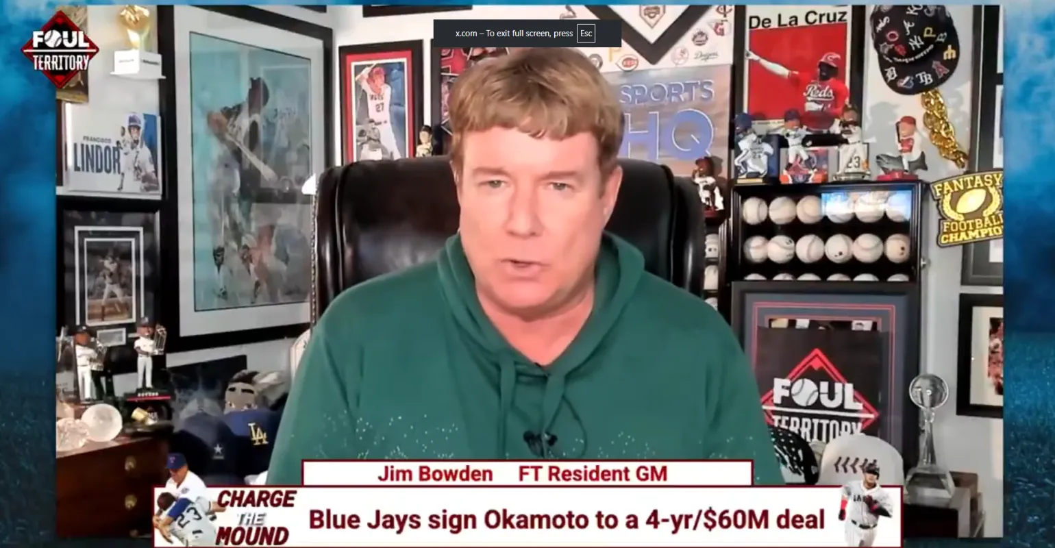 Jim Bowden not a fan of Blue Jays latest signing