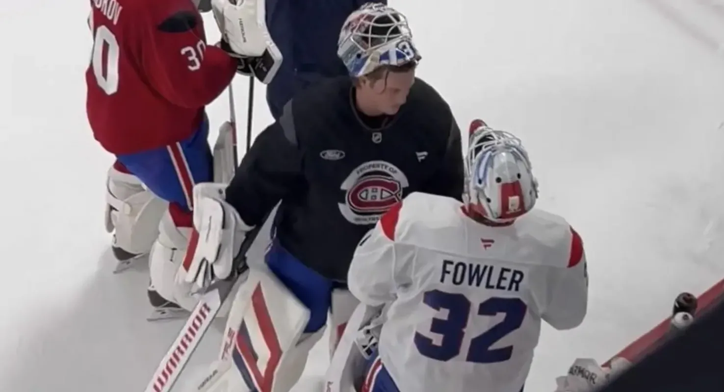 Samuel Montembeault et Jacob Fowler