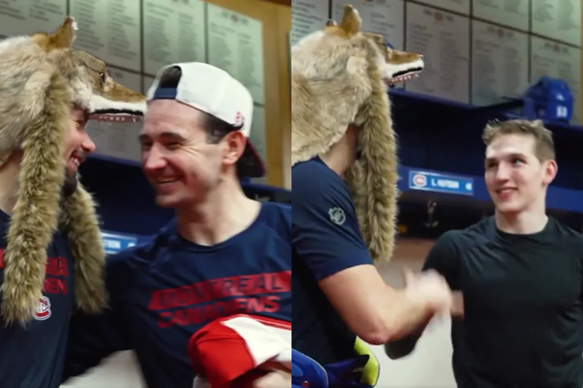 Sc&egrave;ne incroyable dans le vestiaire du Canadien et une premi&egrave;re a &eacute;t&eacute; capt&eacute;e par les cam&eacute;ras
