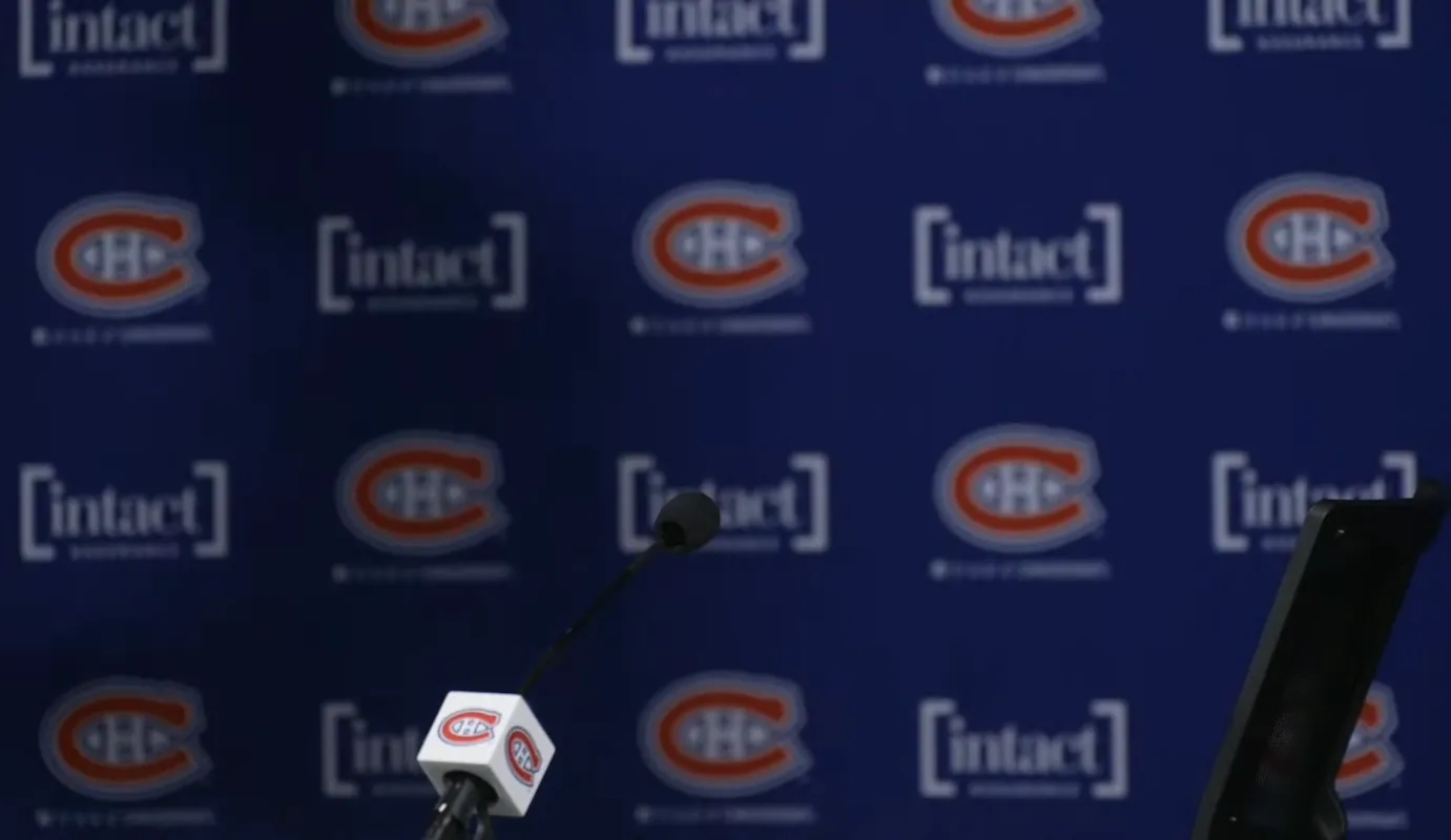 Point de presse du Canadiens de Montr&eacute;al