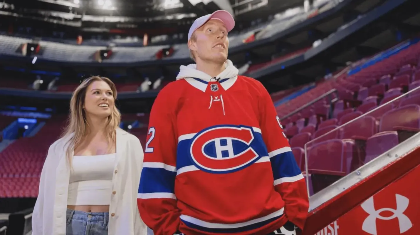 Patrik Laine et sa femme