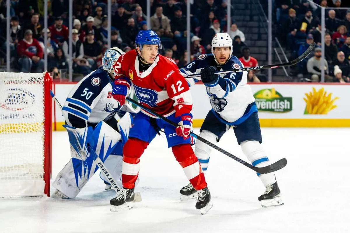 Manitoba Moose and Laval rocket play each other