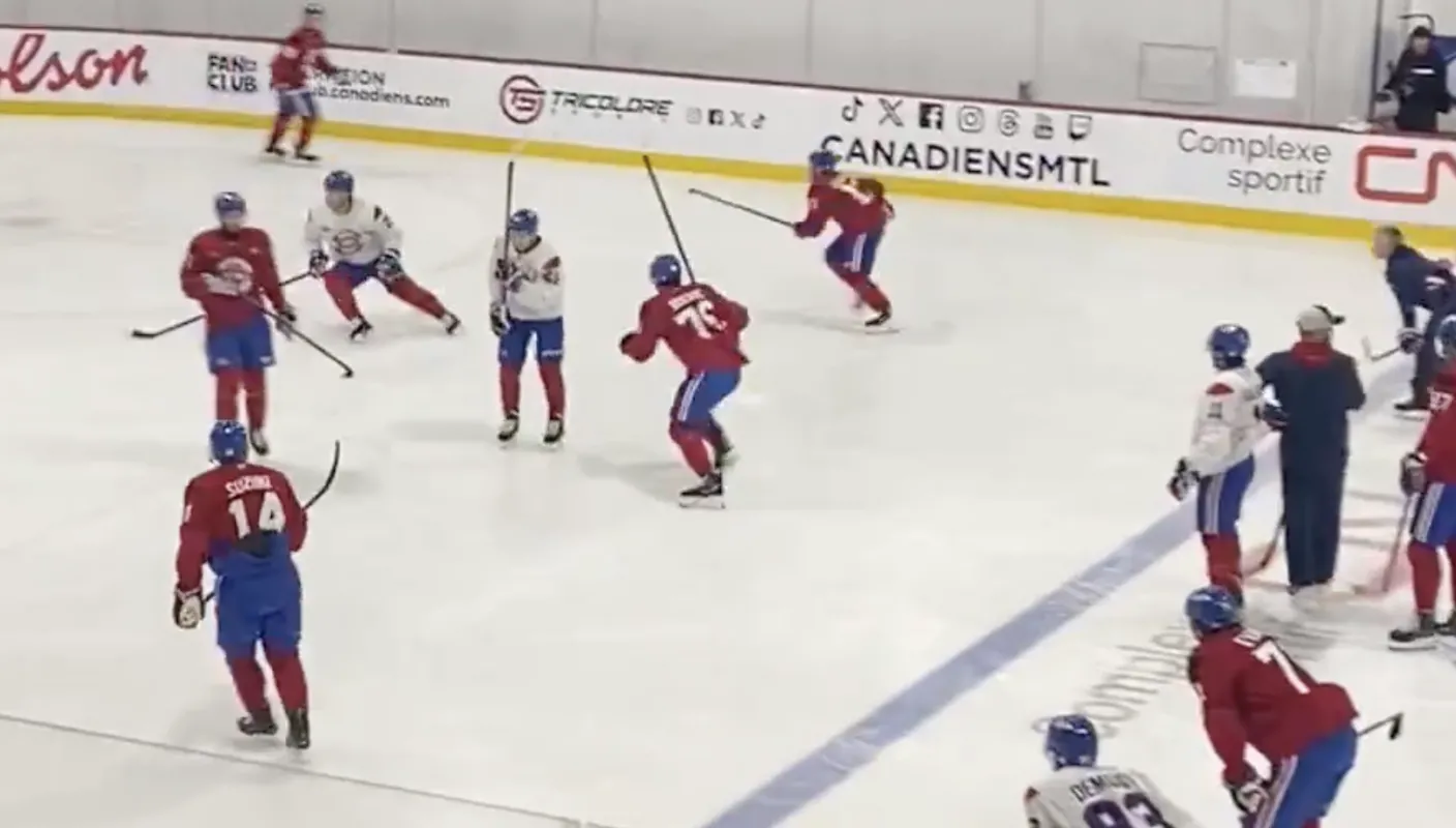 Entra&icirc;nement du Canadien de Montr&eacute;al